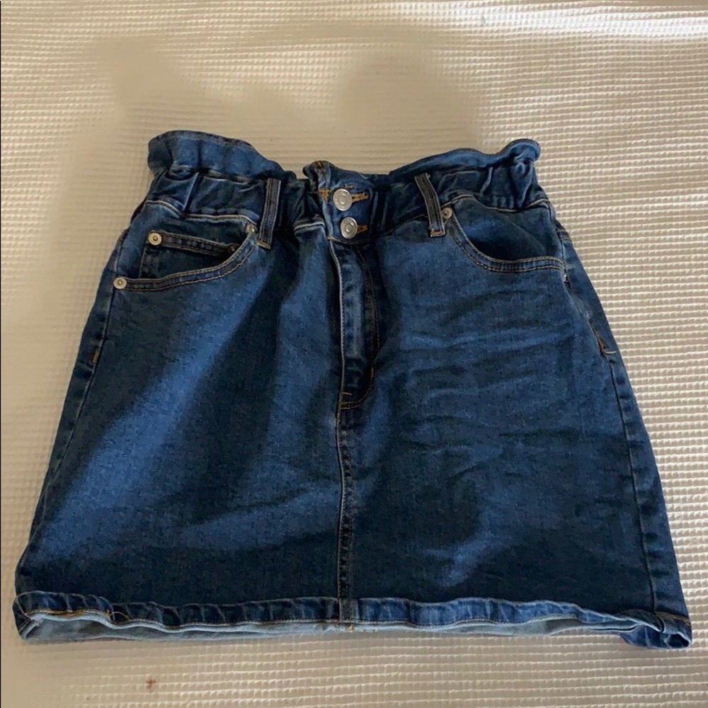 Signature8 blue jean skirt